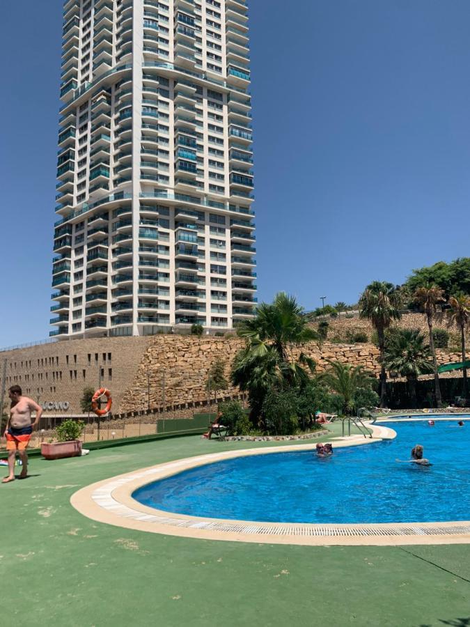 Апартаменти З Чудовим Видом,600 М Пляж Леванте Венідорм Benidorm Kültér fotó